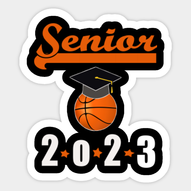 Senior Class of 2023 Graduation Basketball Kindergarten Sticker